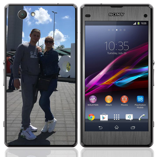 handicap Vacature Punt Sony Xperia Z2 Compact - Personalised hard plastic case - Black, white or  transparent